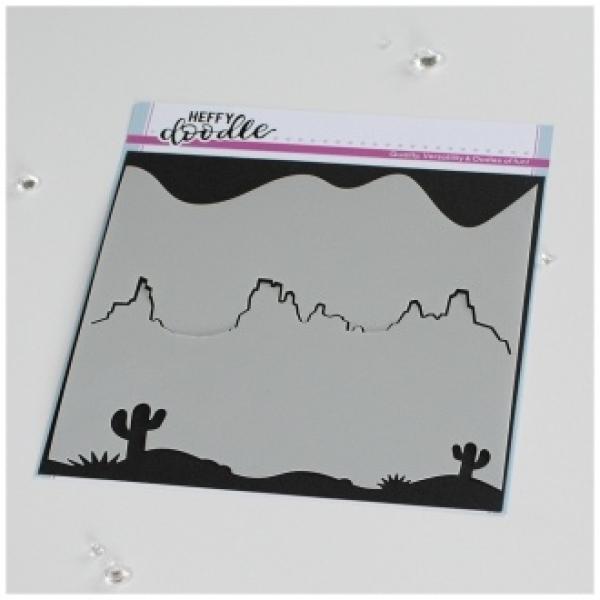 Heffy Doodle Arizona  Stencil - Schablone