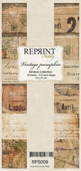 Reprint Vintage Pumpkin  Simline Paper Pack