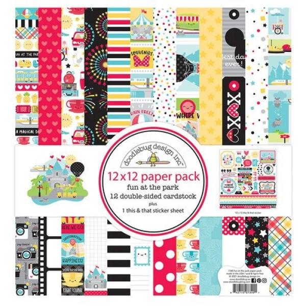 Doodlebug Design Fun at the Park  12" Paper Pack  - Designpapier 