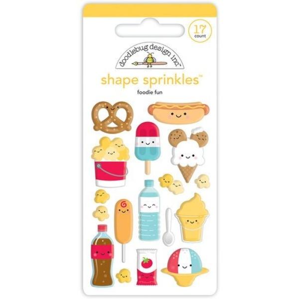 Doodlebug Design Foodie Fun Shape Sprinkles 