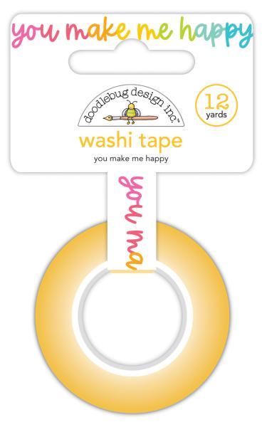 Doodlebug Design You Make Me Happy Washi Tape 