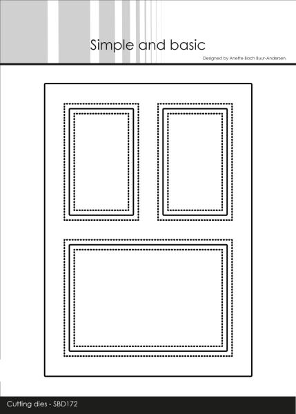 Simple and Basic " A6 Card Front 2 Cutting " Stanze -  Die