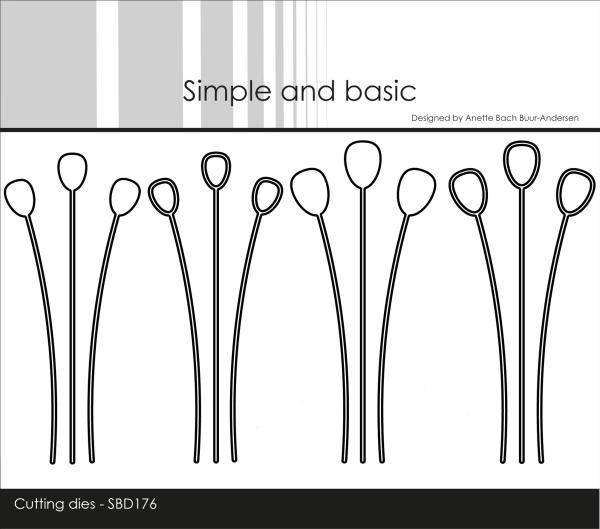 Simple and Basic " Decorative Drop Branches Cutting " Stanze -  Die