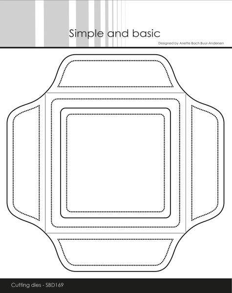 Simple and Basic " Envelope 10x10cm Cutting " Stanze -  Die