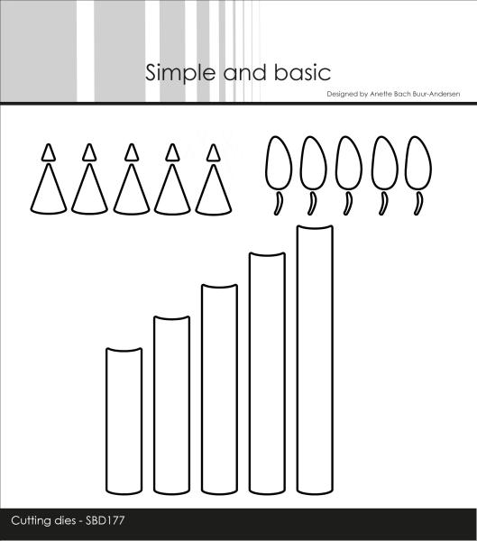 Simple and Basic " Crayons and Candles Cutting " Stanze -  Die