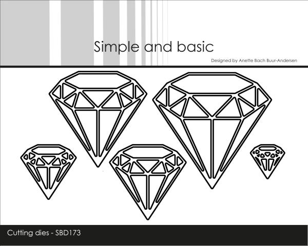 Simple and Basic " Diamonds Cutting " Stanze -  Die