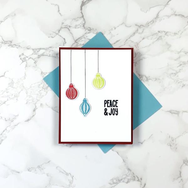 LDRS-Creative Peace & Joy Pirouette 6x8 Inch Clear Stamps