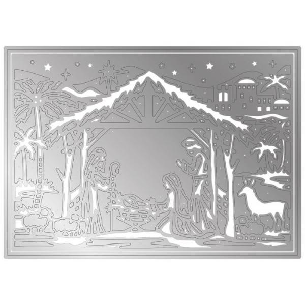 Gemini Christmas Big Scene Christ is Born Create-a-Card Dies  - Stanze - 