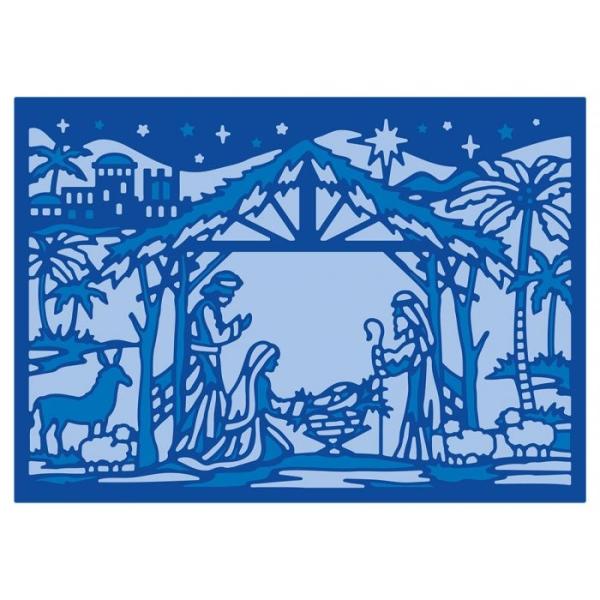 Gemini Christmas Big Scene Christ is Born Create-a-Card Dies  - Stanze - 