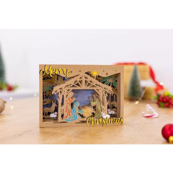 Gemini Christmas Big Scene Christ is Born Create-a-Card Dies  - Stanze - 