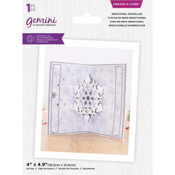 Gemini Christmas Pop Out Sensational Snowflake Create-a-Card Dies  - Stanze - 