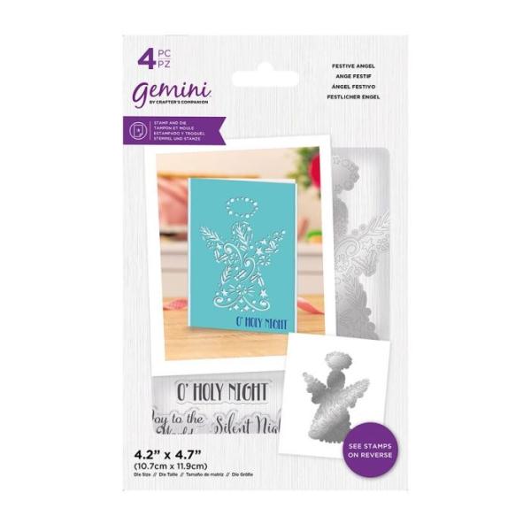 Gemini Festive Angel Stamp & Die  - Stempel & Stanze 