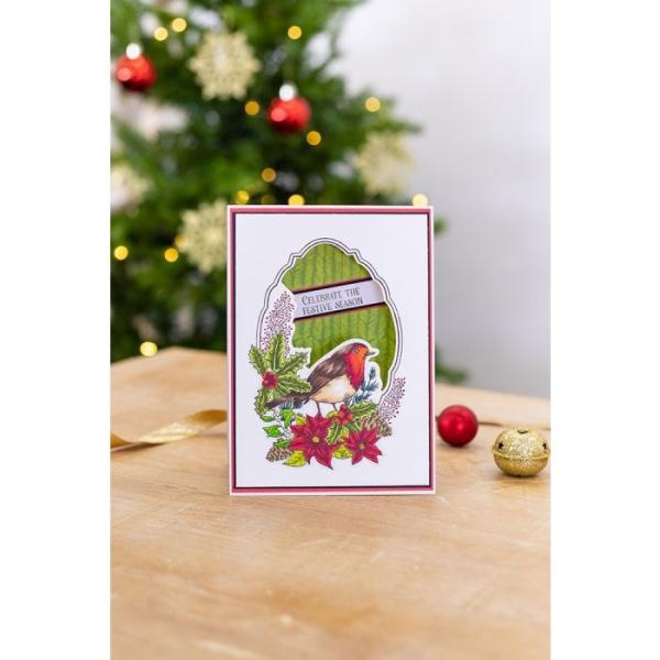 Gemini Happy Christmas Wishes Stamp & Die  - Stempel & Stanze 