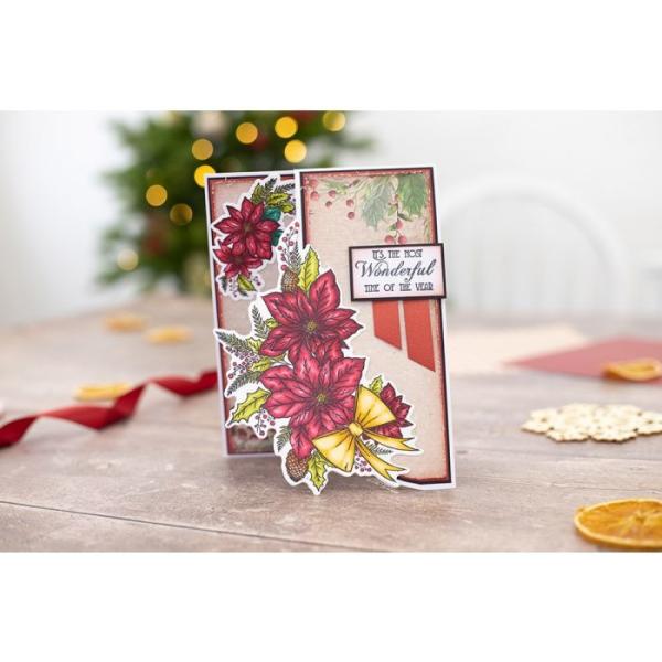 Gemini Festive Poinsettia Stamp & Die  - Stempel & Stanze 