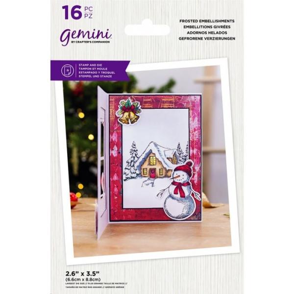 Gemini Frosted Embellishments Stamp & Die  - Stempel & Stanze 