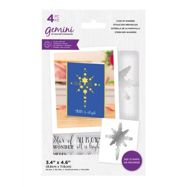 Gemini Star of Wonder Stamp & Die  - Stempel & Stanze 