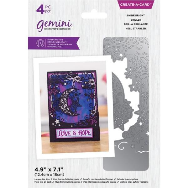 Gemini Shine Bright Create-a-Card Dies  - Stanze - 