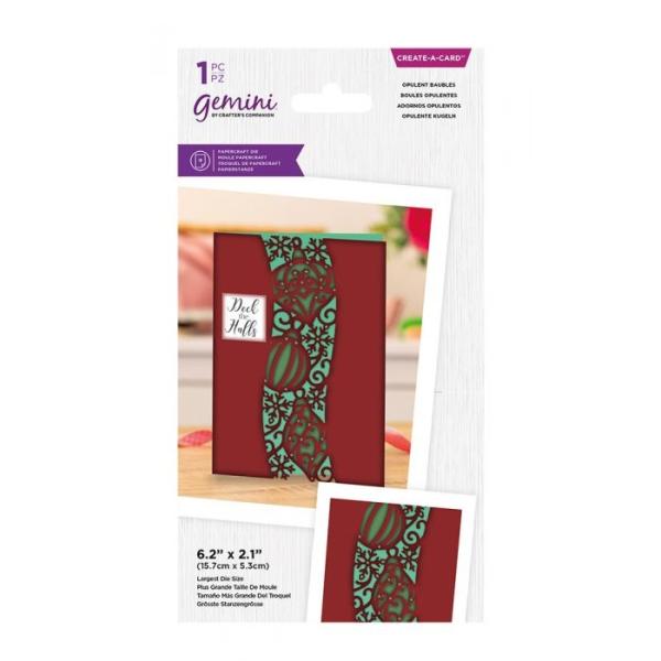 Gemini Opulent Baubles Create-a-Card Dies  - Stanze - 