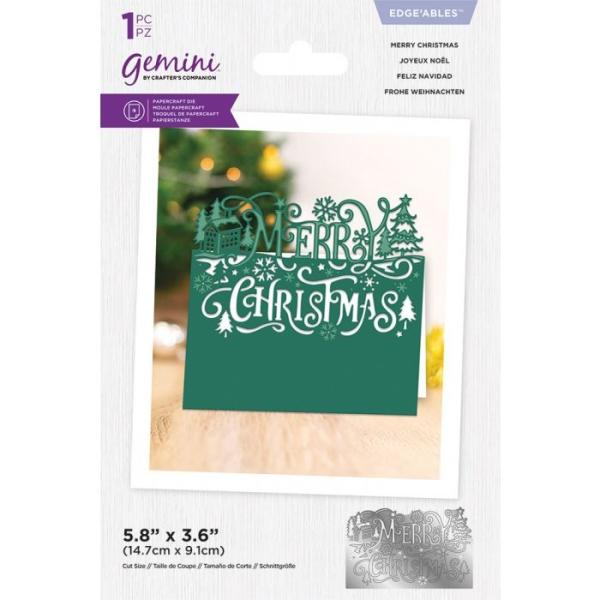 Gemini Merry Christmas Edge'able Die  - Stanze - 