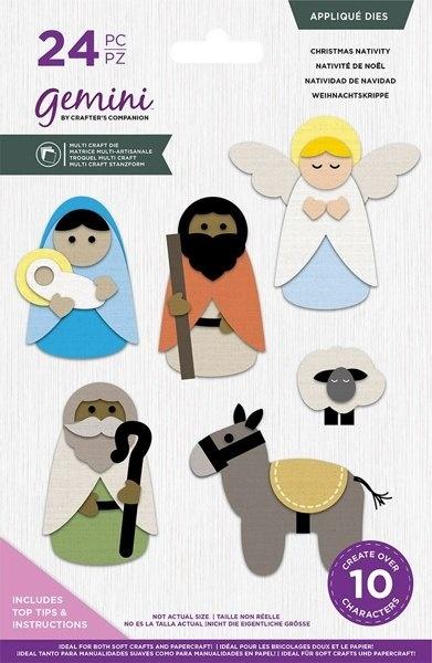 Gemini Christmas Nativity Appliqué Dies  - Stanze - 