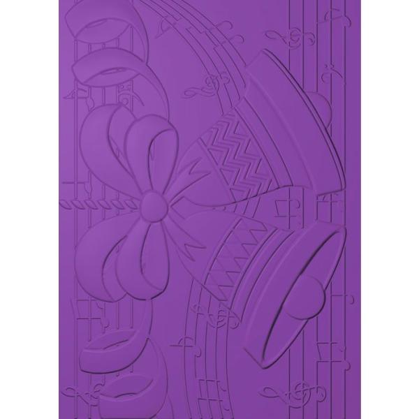 Gemini Jingle Bells 3D Embossing Folder & Stencil - Prägefolder & Schablone