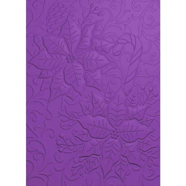 Gemini Precious Poinsettias 3D Embossing Folder & Stencil - Prägefolder & Schablone