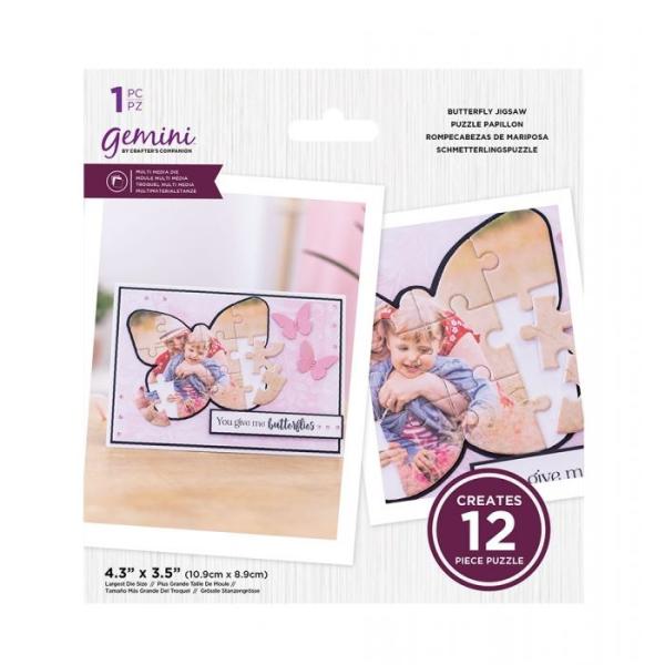 Gemini Butterfly Jigsaw Multi Media Dies  - Stanze - 