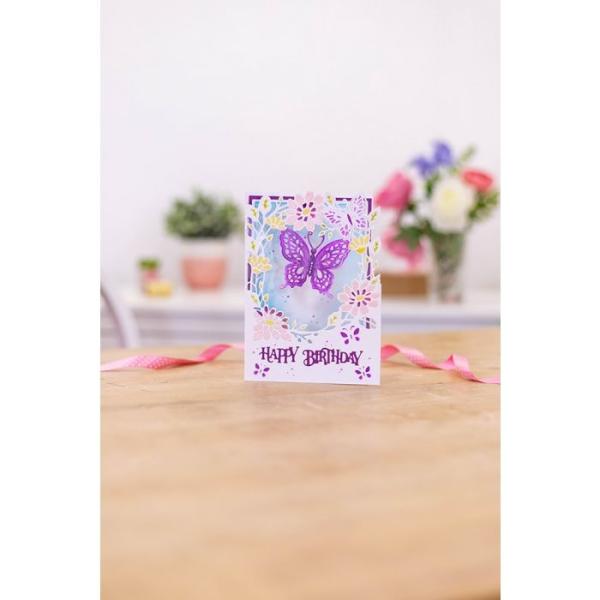 Gemini Butterfly Wishes Create-a-Card Dies  - Stanze - 