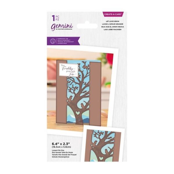 Gemini Let Love Grow Create-a-Card Dies  - Stanze - 