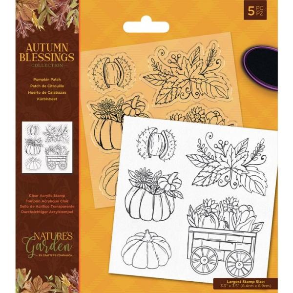 Crafters Companion - Autumn Blessings Collection  - Clear Stamps