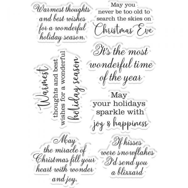 Crafters Companion - The Reindeer Collection - Hilday Season - Clear Stamps