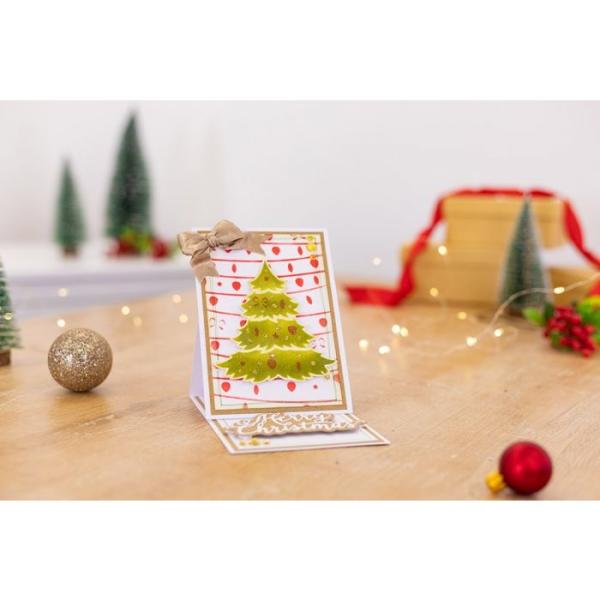 Crafters Companion -O' Christmas Tree Simple Christmas  - Stencil - Schablone