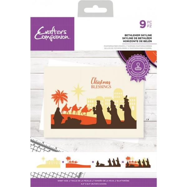 Crafters Companion - Bethlehem Skyline  - Clear Stamps