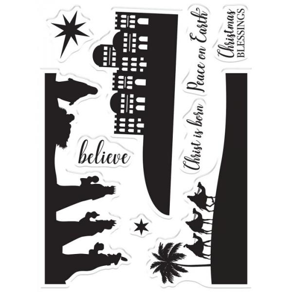 Crafters Companion - Bethlehem Skyline  - Clear Stamps