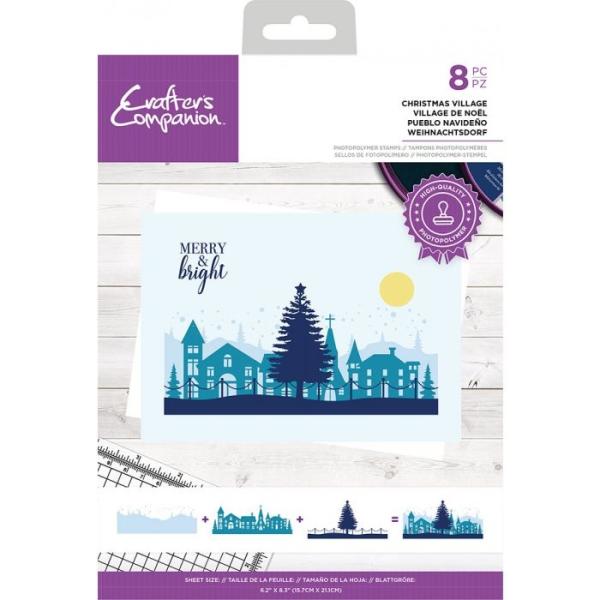 Crafters Companion - Christmas Village  - Clear Stamps