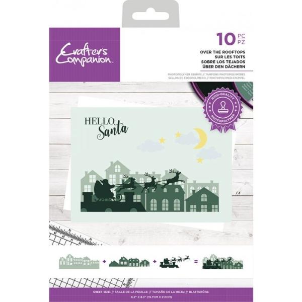 Crafters Companion - Over The Rooftops  - Clear Stamps