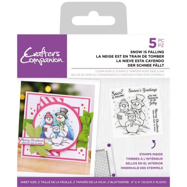 Crafters Companion - Snow is Falling  - Clear Stamps