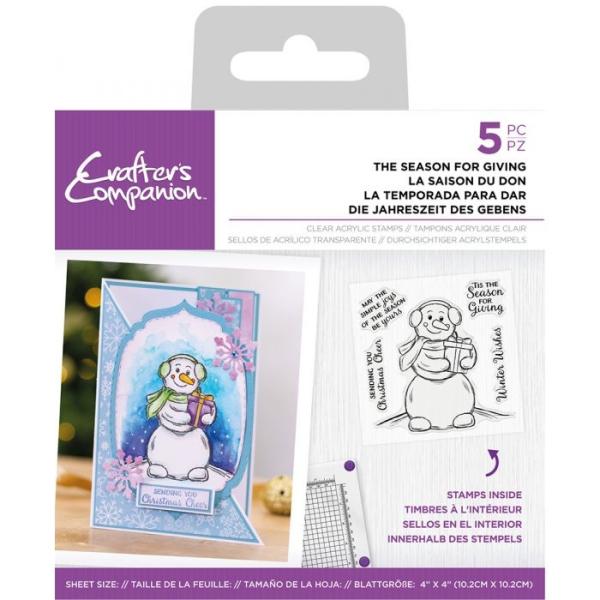 Crafters Companion - The Season for Giving  - Clear Stamps