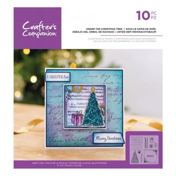 Crafters Companion - Under the Christmas Tree  - Clear Stamps