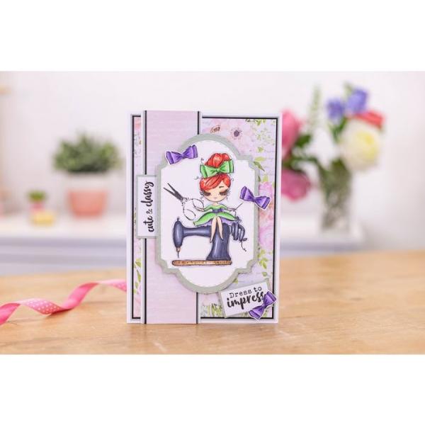 Crafters Companion - Sassy & Classy - Dress To Impress - Clear Stamps