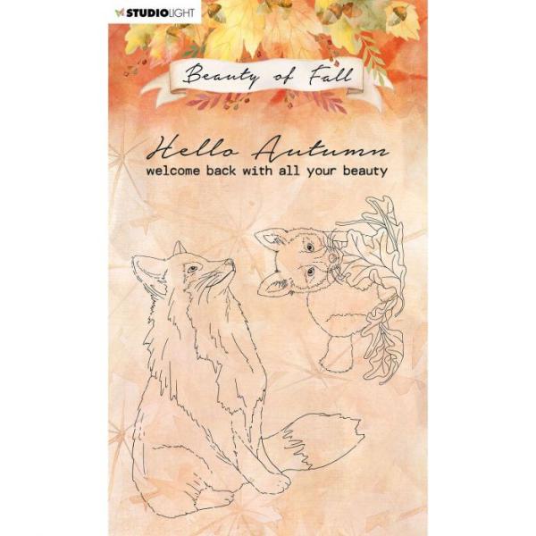 Studio Light - Clear Stamp pel beauty of fall Füchse nr.61