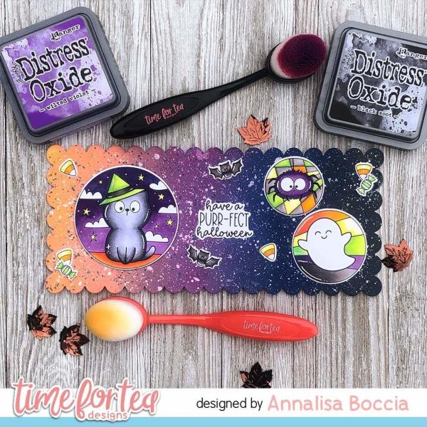 Time For Tea Clear Stamps Spooky Circles 