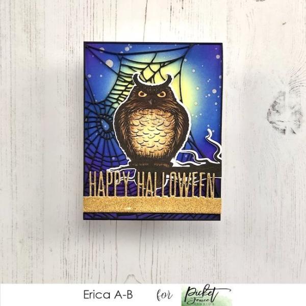 Picket Fence Studios Happy Halloween Word 2x6 Inch Topper  Die (PFSD-193)