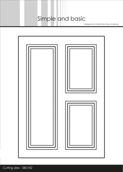 Simple and Basic " A6 Card Front #3 Cutting " Stanze -  Die