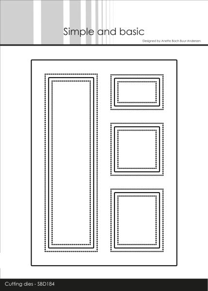 Simple and Basic " A6 Card Front #5 Cutting " Stanze -  Die