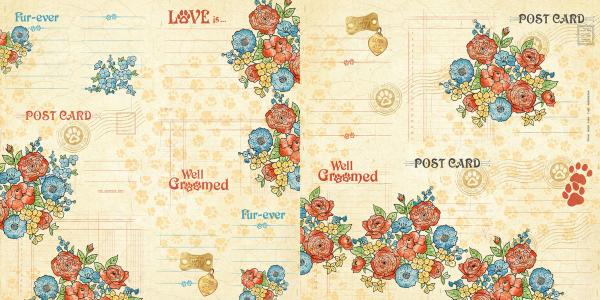 Graphic 45 "Well Groomed" Journaling Cards