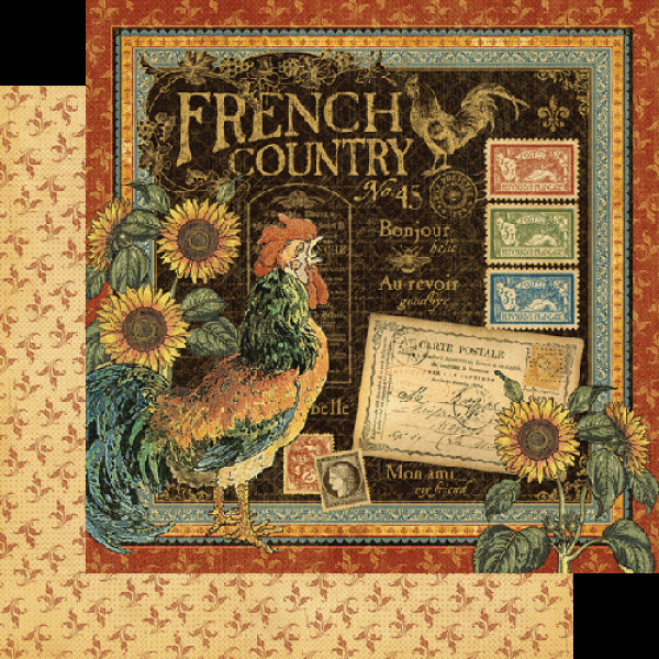 Graphic 45 "French Country Deluxe Collector's Edition" 12x12" Collection Pack