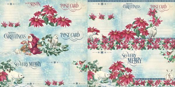 Graphic 45 "Let it Snow Journaling Cards" 