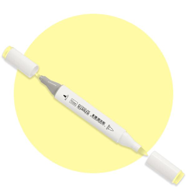 Couture Creations Twin Tip Alcohol Ink Marker  Bright Yellow