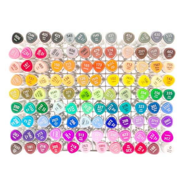 Couture Creations Twin Tip Alcohol Ink Marker Case inkl. 108 Colours